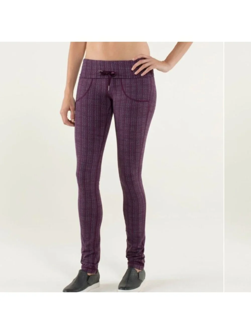 Lululemon Skinny Will Pant *Textured Ziggy Wee September Plum